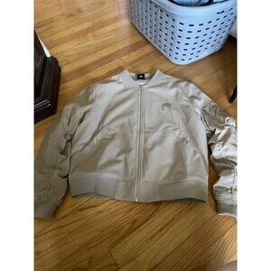Revenge stitched/scrunched/satin bomber jacket S